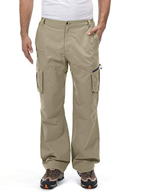 Little Donkey Andy Men's Quick Dry UPF 50+ Cargo Pants, Stretch Lightweight Outdoor Hiking Pants