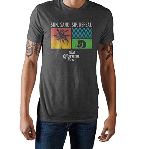 Corona Mens B&amp;T Charcoal Custom Tee