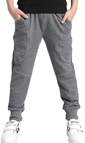 BINPAW Boy's Cotton Sweatpants, Age 4T-14 (4-14 Years)
